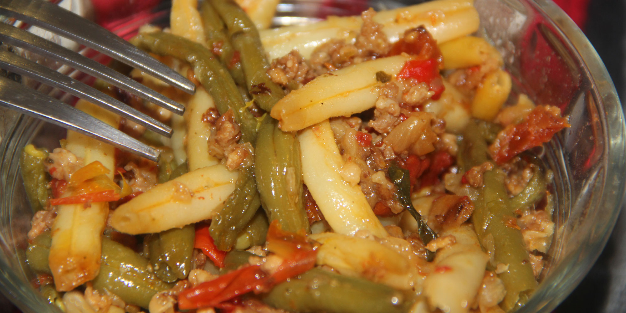 Snap Beans and Sausage - Pennie A. Nichols