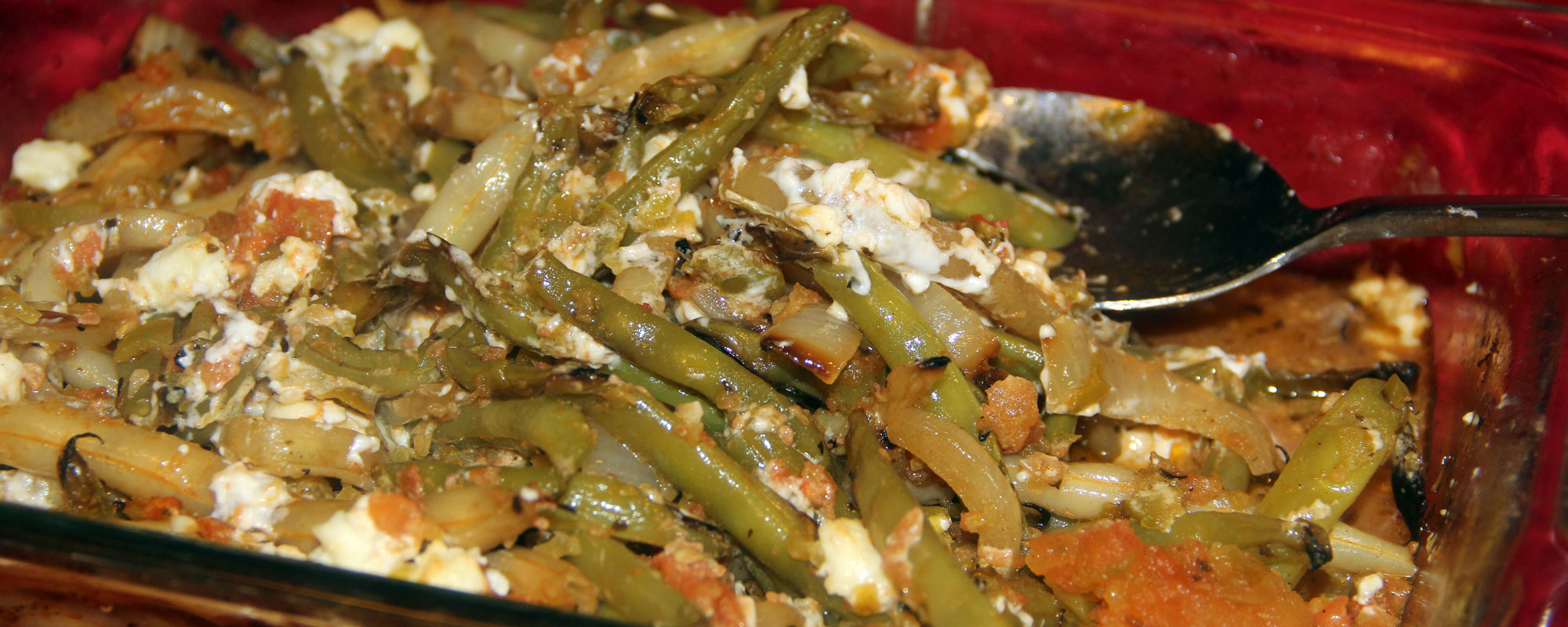 Grill to Oven Grilled Snap Beans with Feta - Pennie A. Nichols